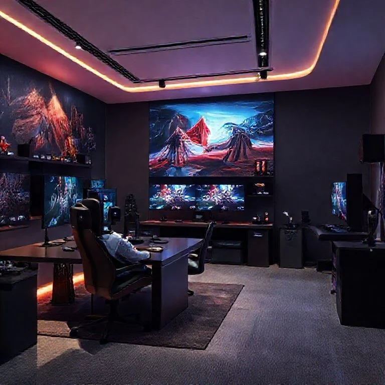 Crystalline geological formations bathed in ethereal light